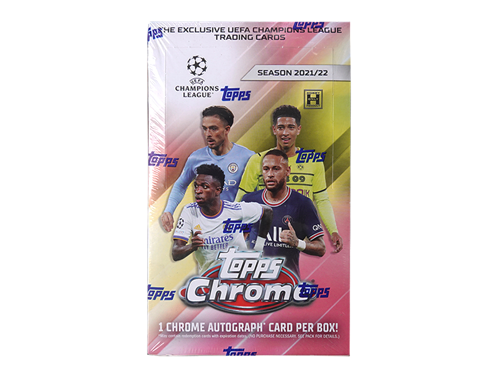 2021-22 Topps Chrome Uefa Champions League Hobby Box 2021-22 Topps Chrome Uefa Champios League Hobby Box