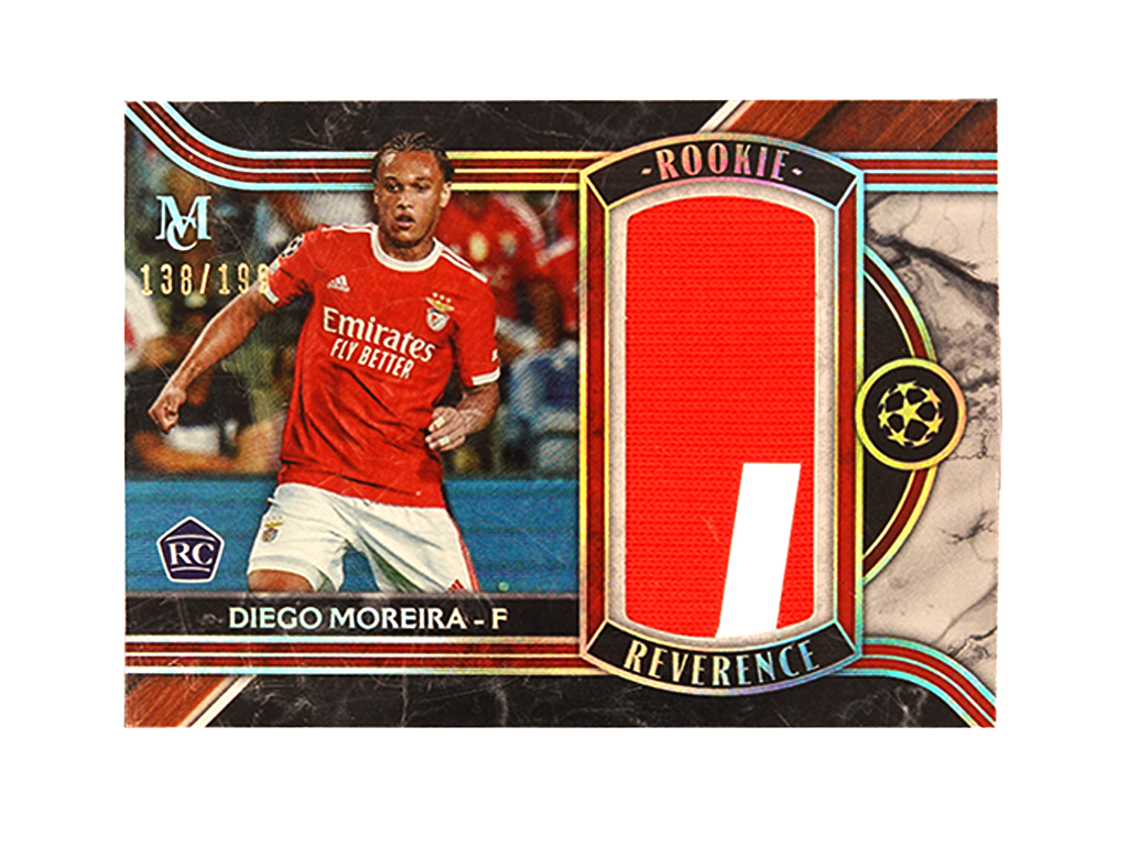 2022-23 Topps Uefa Champios League Museum Collection Relic Card D Moreira RC Relic Diego Moreira RC